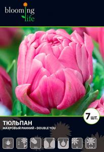 Дабл Ю тюльпан 7шт (12/+) розов.