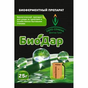 БиоДар 25гр Перер-тка отходов,запах туалет(1/200)