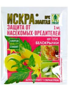Искра Золотая 1мл - кол.жук,клещи,тля.(1/350)