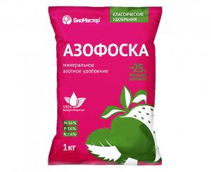 Азофоска (NPK 16%-16%-16%) 1кг (1упак/25шт) БМ