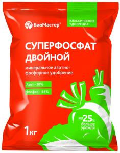 Суперфосфат Двойной  1кг (1упак/25шт) БМ